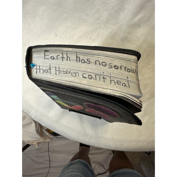 Tyndale NLT Teen Life Application Study Bible New Living Translation-Black *READ - Picture 7 of 9